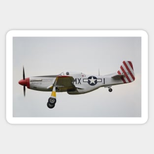 North American P-51D Mustang February Sticker